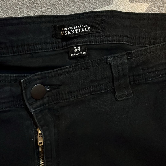 Michael Brandon Essentials Black Pants size 34 - Picture 2 of 7